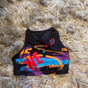 Peloton Bra -  EUC.  High neck and very cute
